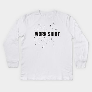 Work Shirt Peacemaker Kids Long Sleeve T-Shirt